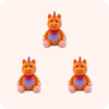 Buddy the Unicorn Plush 3PCS