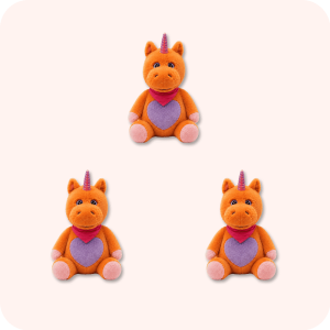 Buddy the Unicorn Plush 3PCS