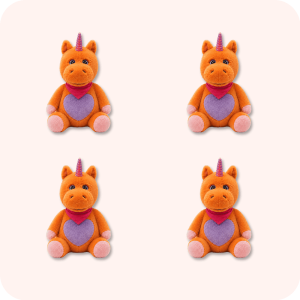 Buddy the Unicorn Plush 4PCS
