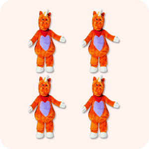 Buddy the Unicorn Plush 4PCS